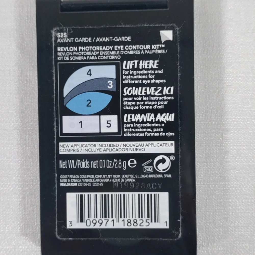 H400 Revlon PhotoReady Eye Contour Kit in 525 Avant Garde - Blue & Gray NEW